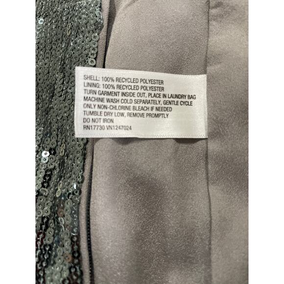 Relaxed Leg High Rise Sequin Silver Pants Sz 17 NEW -A New Day - Picture 6 of 8